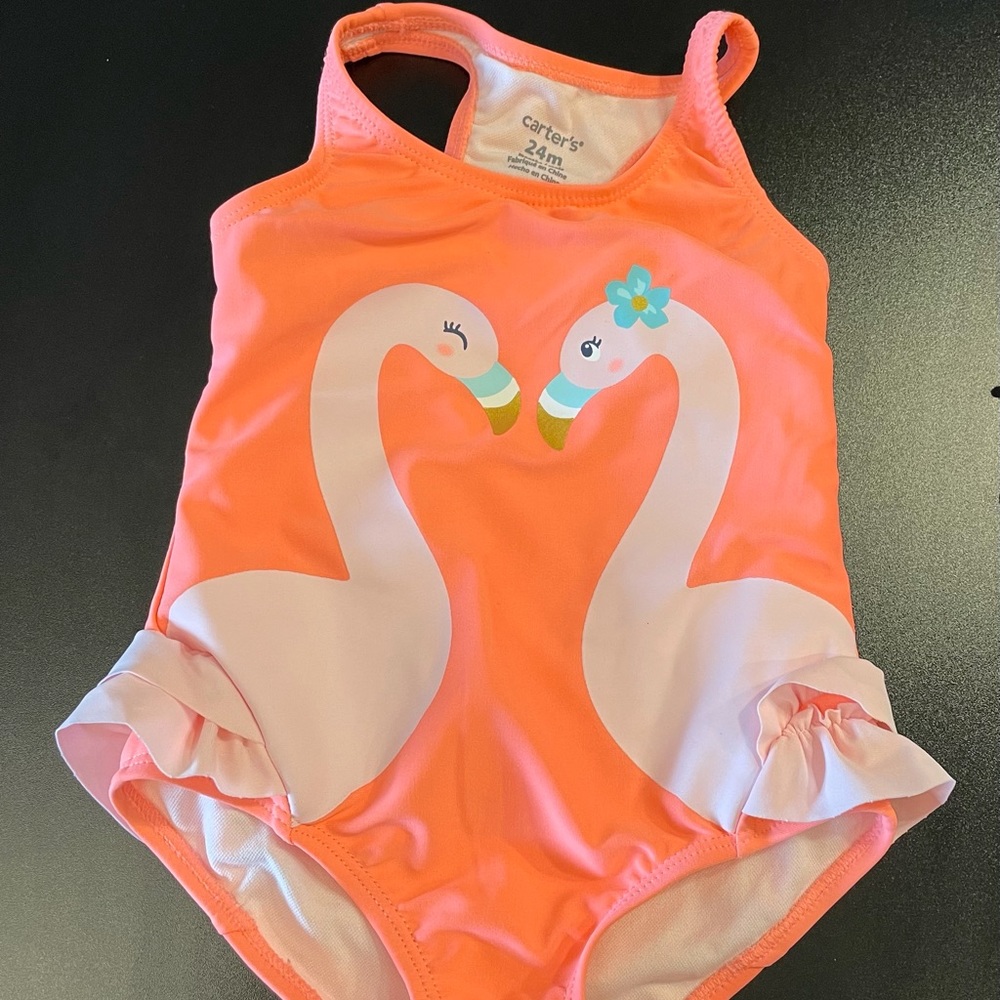 24 months flamingo swimsuit